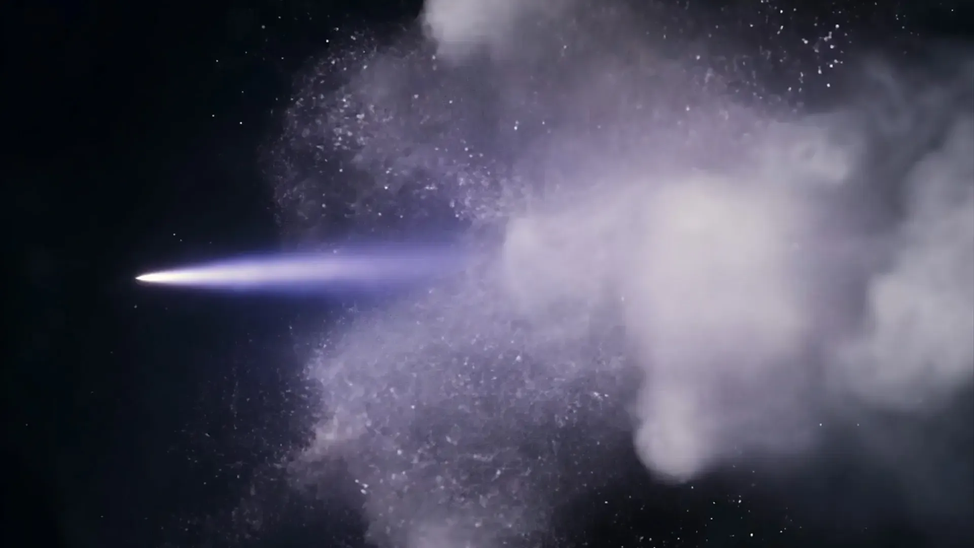 Cinematic Smoke and Particles Overlay for Sci-Fi Motion Graphics